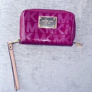 COPY - Michael Kors Woman Card Holder Wallet Burgundy